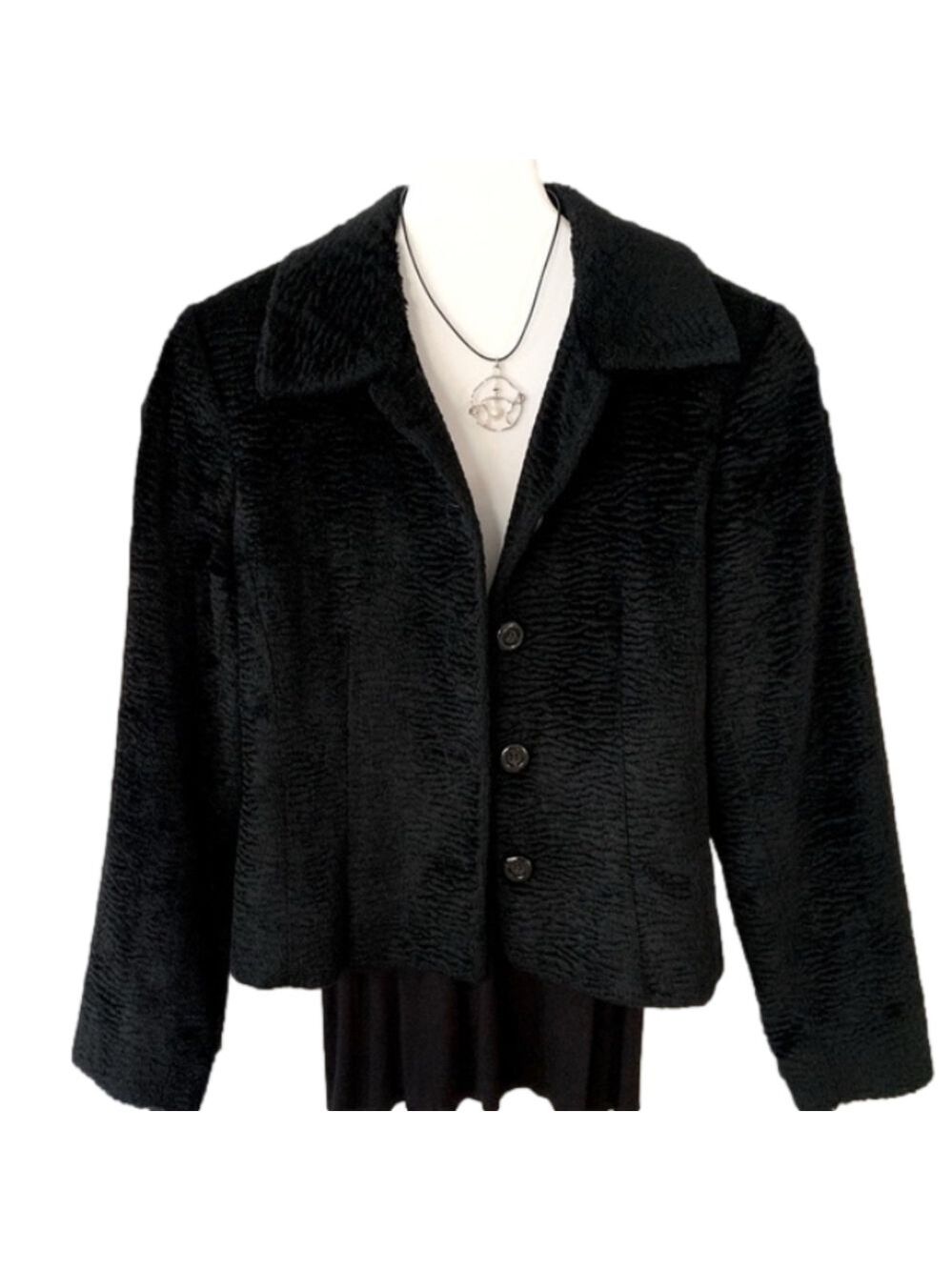 Vintage Black Louben Coat